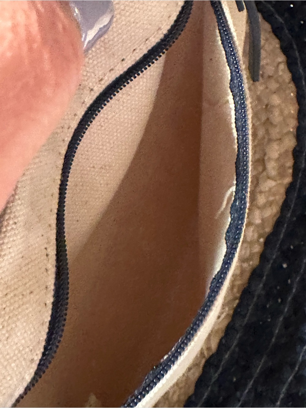 kate spade Shore Thing Navy, Natural & Red 'Out and About' Striped Straw Tote - Picture 10 of 16